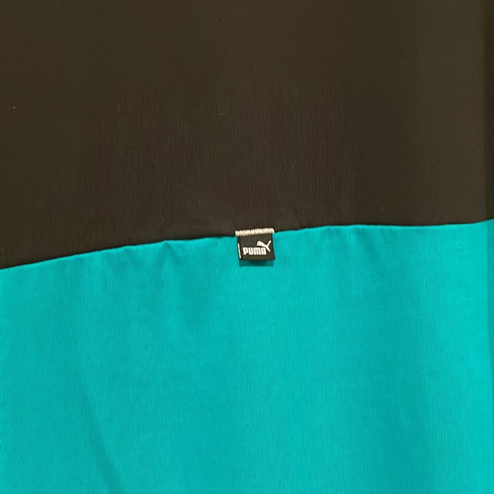 Puma Power color block tee 2XL deep aqua/black/purple - Picture 3 of 11